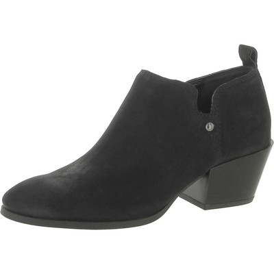 Женские ботильоны из искусственной замши Franco Sarto Dani черного цвета, 6 средних размеров (B,M), BHFO 3997