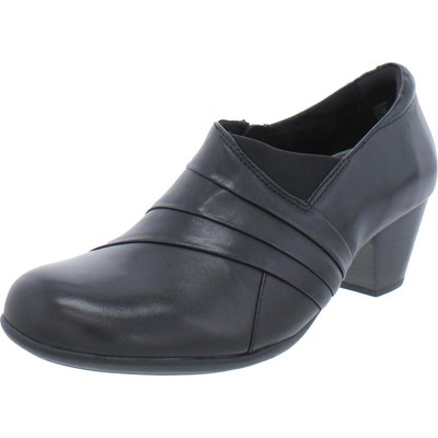 

Черные кожаные ботильоны Earth Женские Glory 9,5 Средний (B,M) BHFO 4492, Black soft leather, Glory