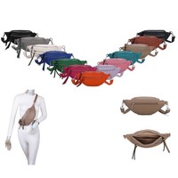 DAMEN TASCHE CROSS OVER body bag Gürtel Hüfte BAUCH Umhängetasche Leder Optik