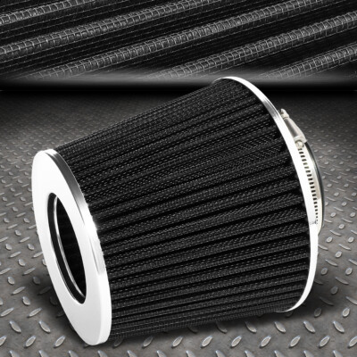 ГОНОЧНЫЙ ВОЗДУХОЗАБОРНИК С ВЫСОКИМ РАСХОДОМ ВОЗДУХА 3 PERFORMANCE, СУХОЙ КОНУСНЫЙ ЧЕРНЫЙ РЕЗИНОВЫЙ ФИЛЬТР + ЗАЖИМ