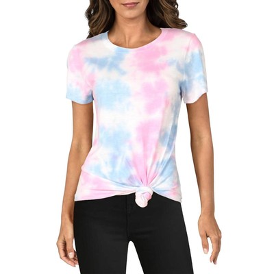 Sanctuary Womens Perfect Knot Tie-Dye Knotted Tee Pullover Top Shirt BHFO 6243