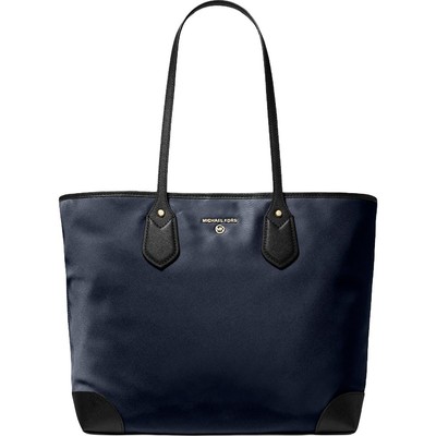 

MICHAEL Michael Kors Womens Eva Navy Logo Double Tote Hand Bag  BHFO 4717, Eva