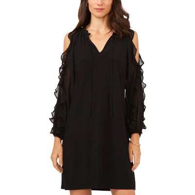 

Женское короткое прозрачное мини-платье с открытыми плечами MSK BHFO 5495