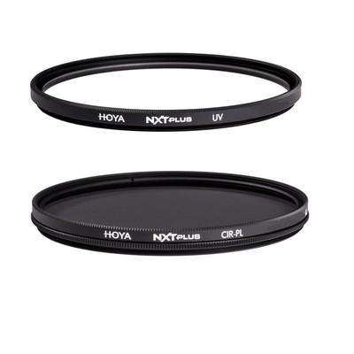 Hoya NXT Plus 58mm 10-Layer HMC Multi-Coated UV Lens Filter W/Multi-Coated CPL