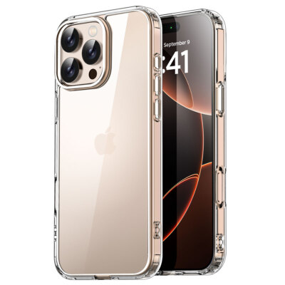 For Apple iPhone 16 Plus/16 Pro Max/16/16 Pro Clear Slim Shockproof Bumper Case