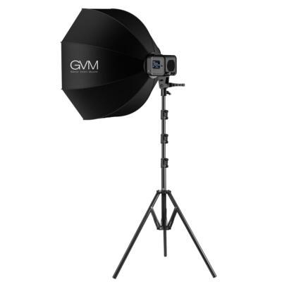 GVM SD80D 80 Вт двухцветный светодиодный видеосвет, комплект с софтбоксом и подставкой для крепления Bowens