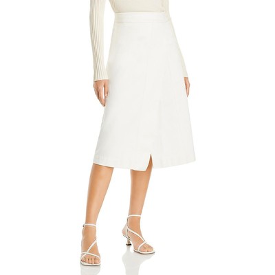Proenza Schouler Womens White Button Pocket Wrap Wrap Skirt 4 BHFO 9758