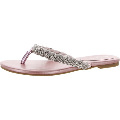 

Женские розовые шлепанцы без шнуровки Nine West Tinee 5 9, средние (B,M) BHFO 4136, Medium pink