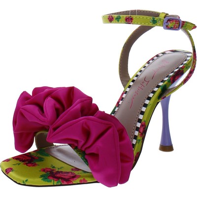 

Зеленые атласные туфли-лодочки Betsey Johnson Elmira 7.5 Medium (B,M) BHFO 2986, Citron multi, Elmira
