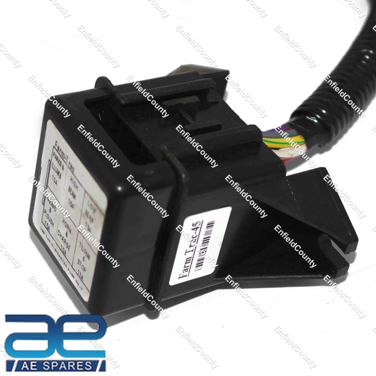 6 way 12 volt blade circuit fuse box block holder For Ford 3600 tractor