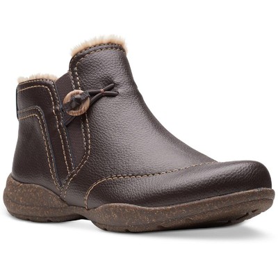 

Женские ботильоны Clarks Roseville Aster Brown 7.5 Medium (B,M) BHFO 0415, Dark brown leather