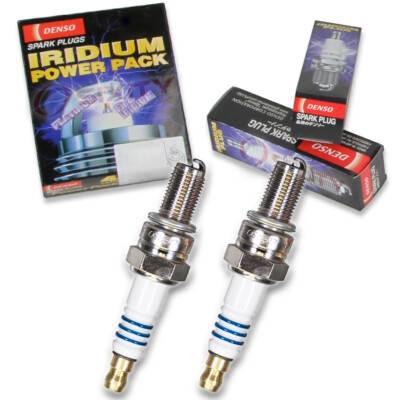 2 pc Denso Iridium Power Spark Plug for Arctic Cat 650 4x4 Auto 2004 Tune Up hy