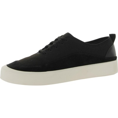 

Женские черные повседневные и модные кроссовки Vince 11 Medium (B,M) BHFO 5267, Black suede/canvas
