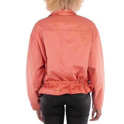 Pre-owned Isabel Marant Ladies Papaya Cotton Fadili Oversized Parka In Orange