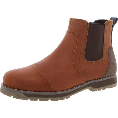 Territory Mens Holloway Brown Ankle Chelsea Boots Shoes 10 Medium (D) BHFO 2266