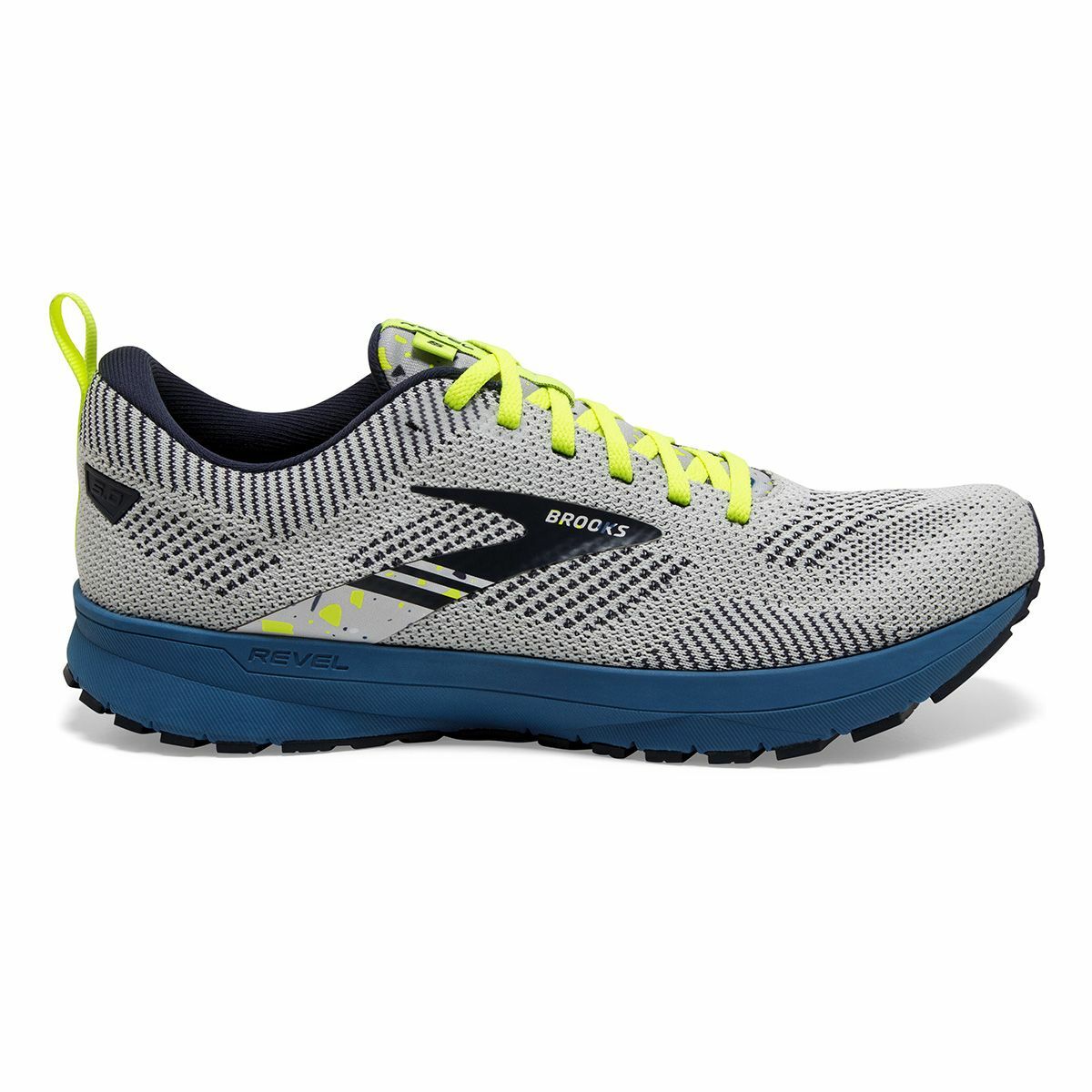 

Кроссовки BROOKS MENS REVEL 5 FUSE Oyster - Темно-синий - Темно-синий, Серый, BROOKS LEVITATE 5