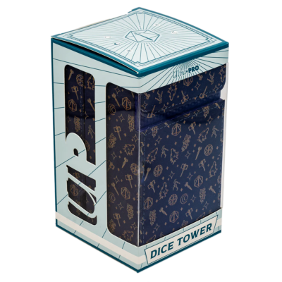 Critical Role Bells Hells Pattern Printed Leatherette Dice Tower Storage Holder