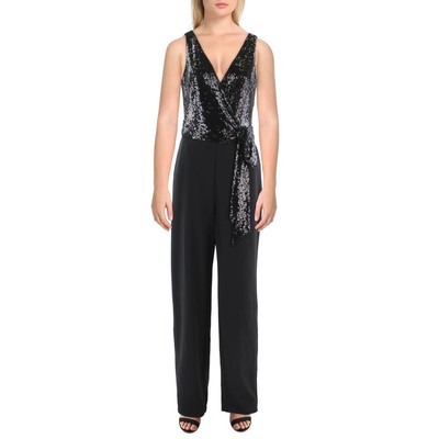 

Женский черный комбинезон с пайетками Lauren Ralph Lauren  BHFO 7191