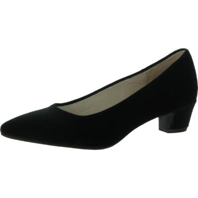 

LifeStride Женские черные бархатные модельные туфли Minx, ширина 11 (C, D, W), BHFO 9807, Black velvet