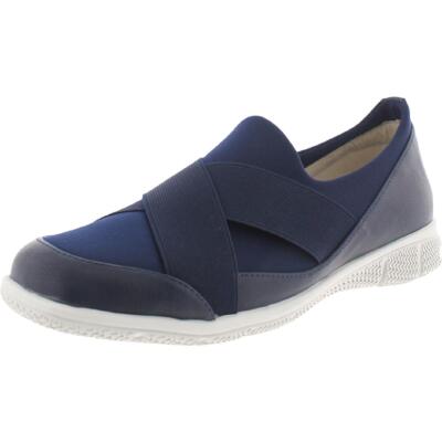 

Комфортные кроссовки Trotters из лакированной кожи Urbana Slip-On BHFO 0558, Navy, Urbana