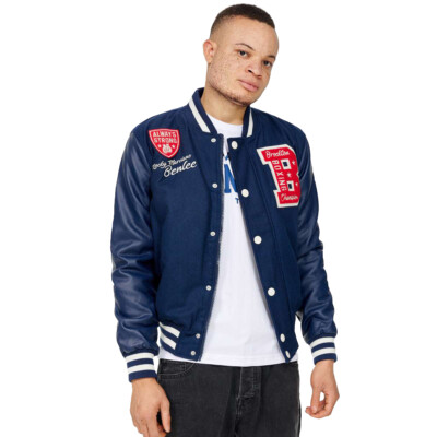 Benlee Herren College Jacke NEWARK navy