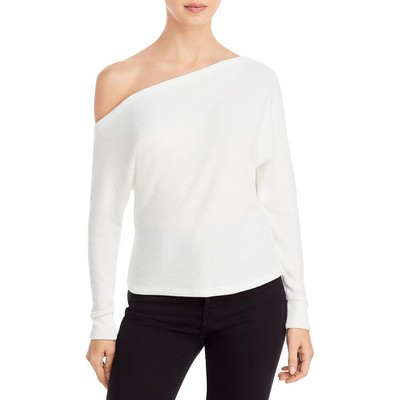 

LNA Clothing Женская текстурированная асимметричная блуза с открытыми плечами Топ BHFO 3958, Цвет слоновой кости