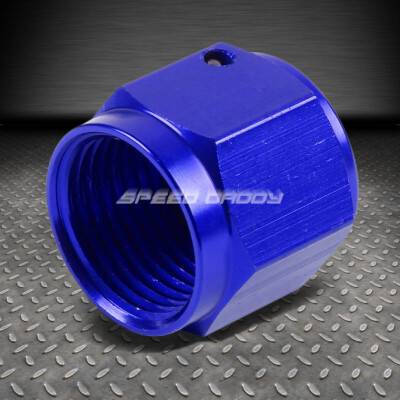 СИНИЙ АНОДИРОВАННЫЙ АЛЮМИНИЙ 10-AN AN10 5/8 С АДАПТЕРОМ ДЛЯ ВНУТРЕННЕЙ УСТАНОВКИ КОЛПАЧКА/ЗАГЛУШКИ/ ГАЙКИ