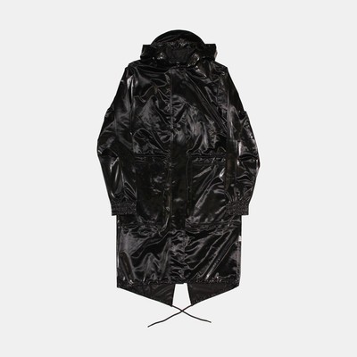 Rains String W Parka  / Size S / Mid-Length / Womens / Black / Polyester