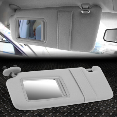 ДЛЯ 07-11 TOYOTA CAMRY СОЛНЦЕЗАЩИТНЫЙ КОЗЫРЕК С ЛЕВОЙ СТОРОНЫ ВОДИТЕЛЯ, СОЛНЦЕЗАЩИТНЫЙ КОЗЫРЕК без ТУАЛЕТНОГО СТОЛИКА СВЕТЛО-СЕРОГО ЦВЕТА