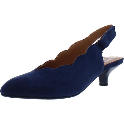 

LAmour des Pieds Женские темно-синие туфли на каблуке с открытой пяткой 8,5 средний (B,M) BHFO 0188, Navy