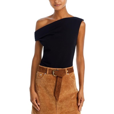 Rag & Bone Женский асимметричный пуловер Irina Black Top Shirt L BHFO 3947