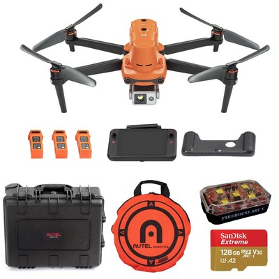 Autel Robotics Evo II V3 Dual 640T RTK Прочный тепловизионный дрон с комплектом аксессуаров
