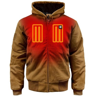 Pre-owned Actionheat Open Box  5v Battery Heated Work Jacket In Black
