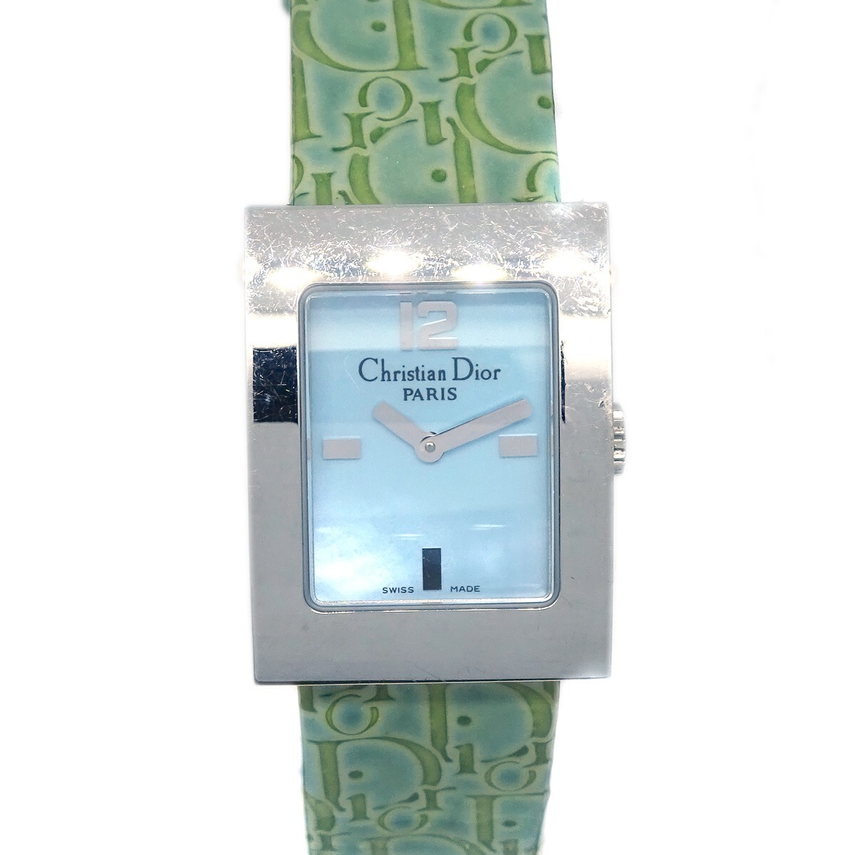 ChristianDior D78-109 シェル文字盤 Christian Dior D78-109 Quartz Watch Green 171803 | eBay