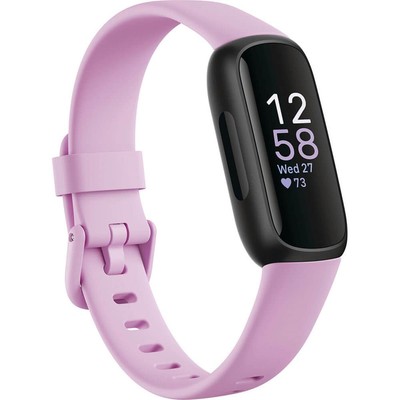 Fitbit Inspire 3 Health and Fitness Tracker, сиреневое блаженство/черный #FB424BKLVUS