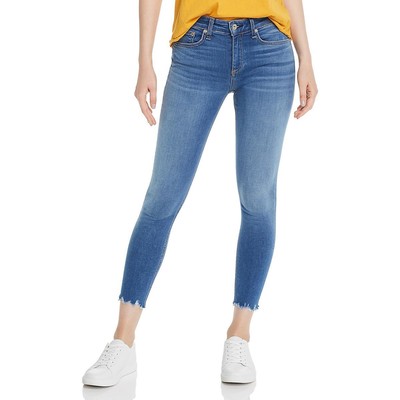 

Женские укороченные джинсы скинни Cate Blue со средней посадкой Rag - Bone  BHFO 7735, Fllint
