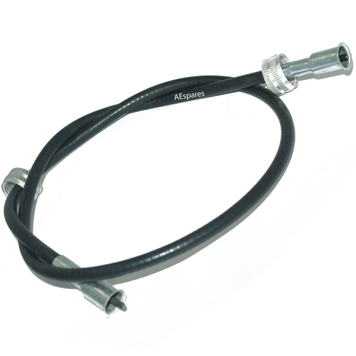 Speedometer With 32" Speedo Cable 140 Kph Black Face Jawa CZ Motorcycle 