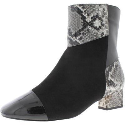 Женские ботинки J. Renee Mavati на черном каблуке до середины икры шириной 11 см (C, D, W) BHFO 2342