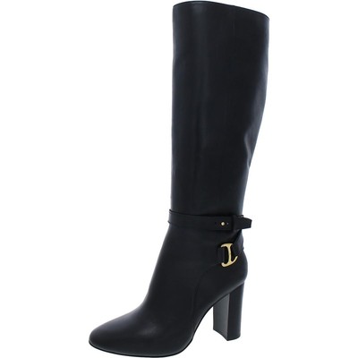 Lauren Ralph Lauren Женские черные сапоги до колена Makenna 5 Medium (B,M) 9437