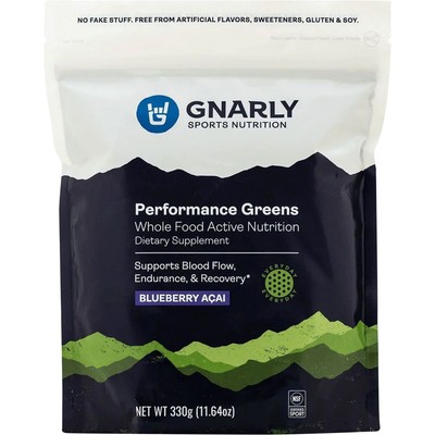 Gnarly Performance Greens, черника и асаи, 30 порций