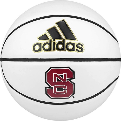 Баскетбольный мяч Adidas NCAA NC State Wolfpack Mini Autograph, размер 3