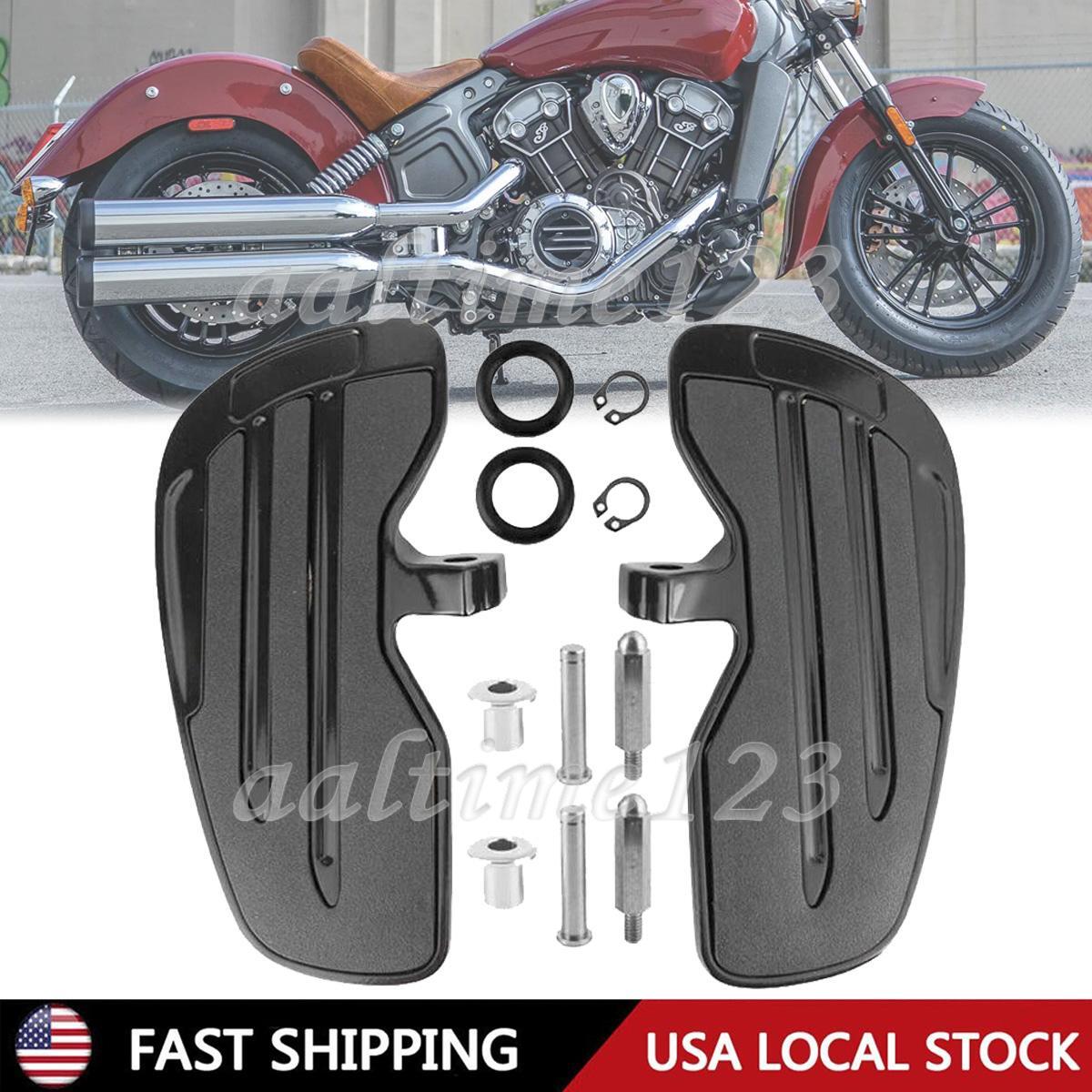 For Indian Scout Sixty Bobber 2015-2023 22 Driver Floorboards Footpegs Black