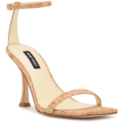 Женские туфли на каблуке Nine West Yess3 коричневого цвета с ремешком на щиколотке 8 среднего размера (B, M) BHFO 6455