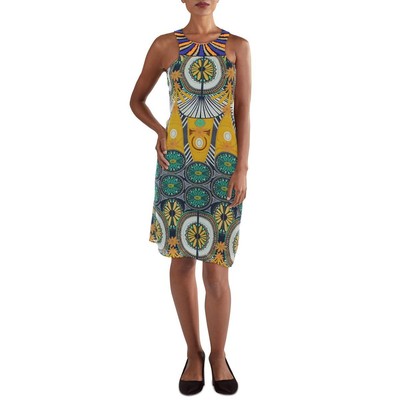 

Женское черное короткое платье с бретелькой Kas New York с цветочным принтом  BHFO 4487, Multi