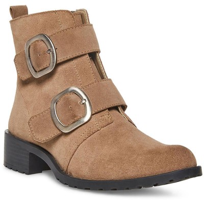 

Женские повседневные ботильоны Anne Klein из серо-коричневой кожи NYLA 8 Medium (B,M) BHFO 5112, Dark taupe