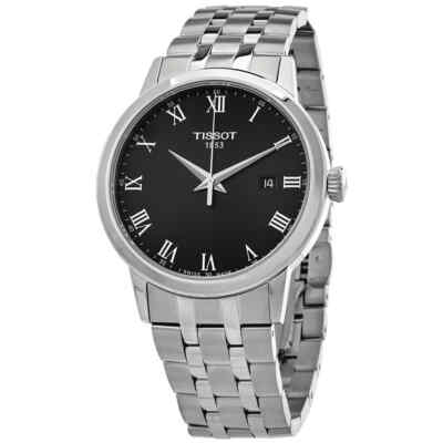 Pre-owned Tissot T-classic Quartz Black Dial Men's Watch T129.410.11.053.00