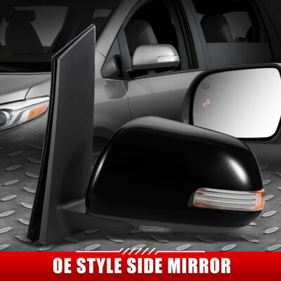 ДЛЯ 13-17 TOYOTA SIENNA С ПИТАНИЕМ + ПОДОГРЕВОМ + ПАМЯТЬЮ + BSD + ПОДСВЕТКА ЛЕВОГО БОКОВОГО ЗЕРКАЛА