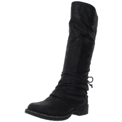 Женские высокие сапоги до колена Very G Rooney Black Riding Shoes 6 Medium (B,M) BHFO 3343