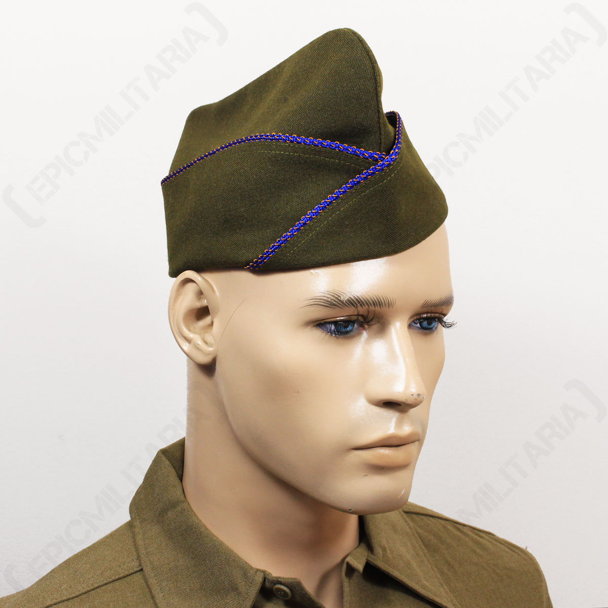 WW2 US ISSUE TYPE GARRISON CAP - AIR CORPS - Repro Military