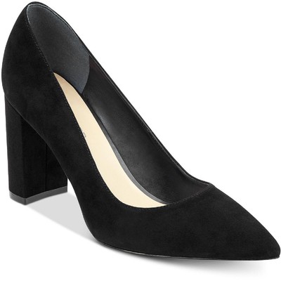 Marc Fisher Womens Viviene Black Suede Pumps Shoes 10 Medium (B,M) BHFO 5368